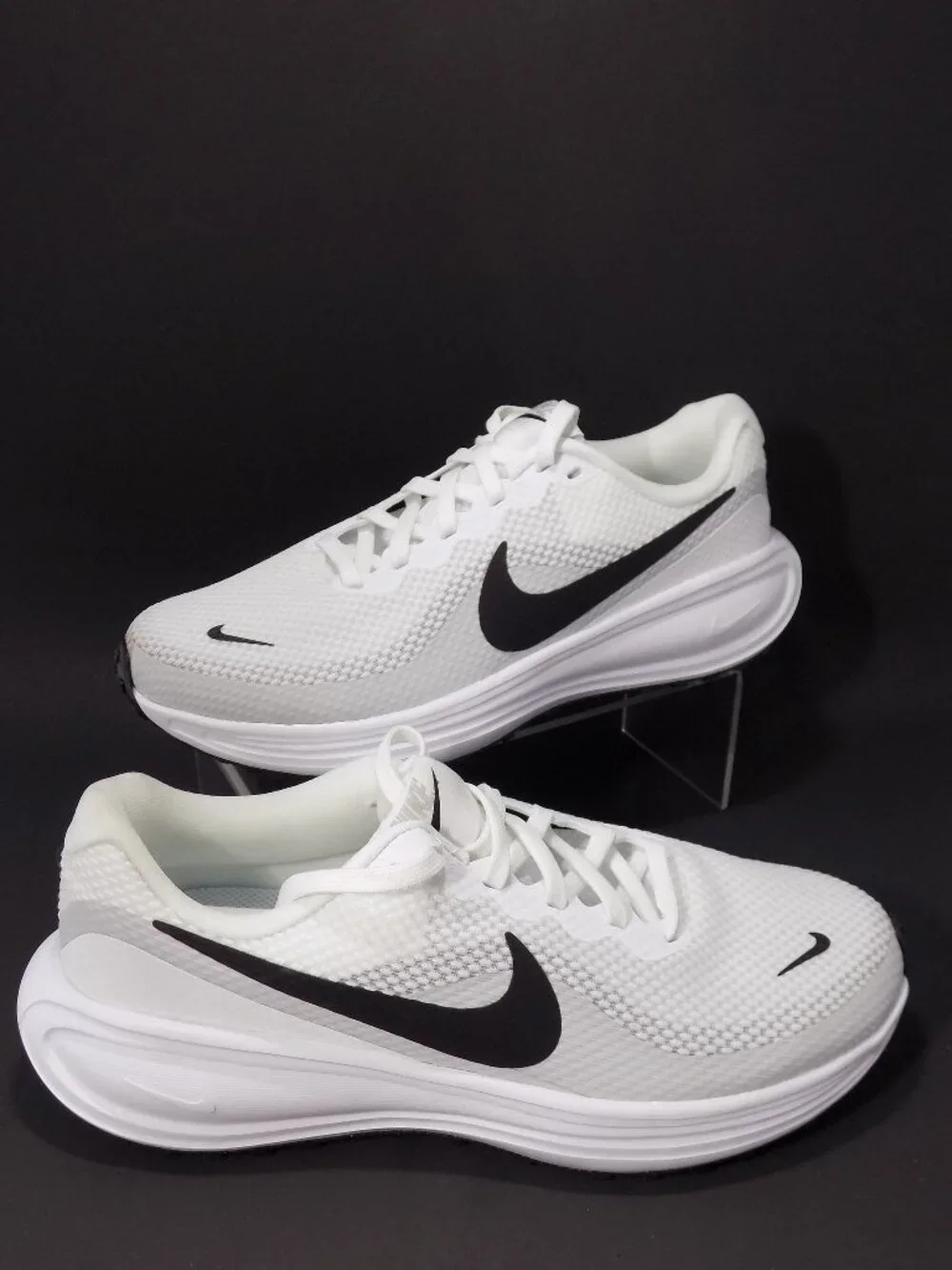 Nike Revolution 8 White/Black Platinum Shoe - Women's Size 7.5